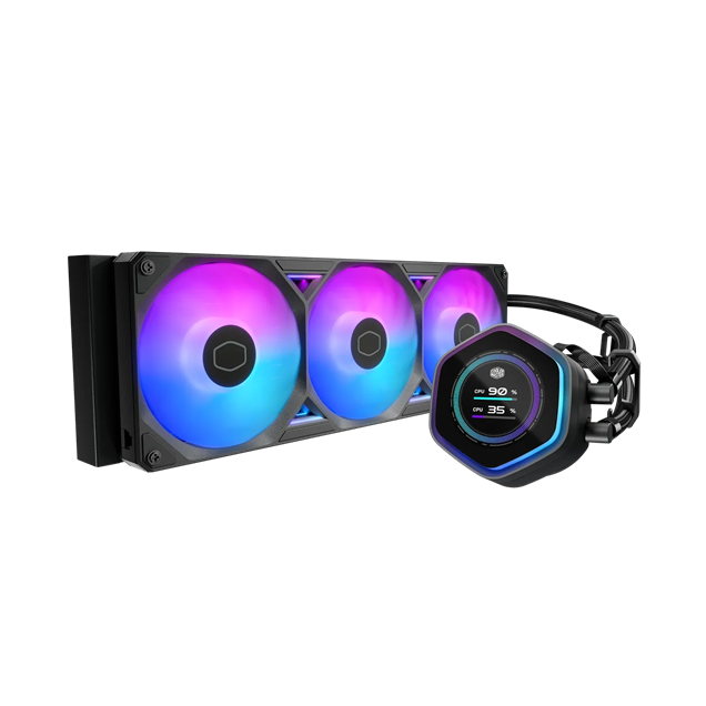 Masterliquid Atmos II 360 AIO Cooler with LCD Black